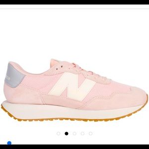 New Balance Womens 237 Oyster Pink Storm Blue